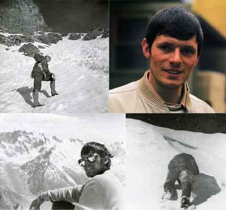 
Reinhold And Gunther Messner 1970, Gunther Messner At Camp 4, Gunther Messner Below Nanga Parbat Summit Ridge June 27, 1970 - The Naked Mountain: Nanga Parbat book
